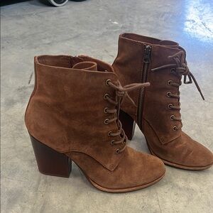 Kork-Ease Elfa Suede Granny Ankle Boot Witchy Sz 8 Steampunk Witchy Cottagecore